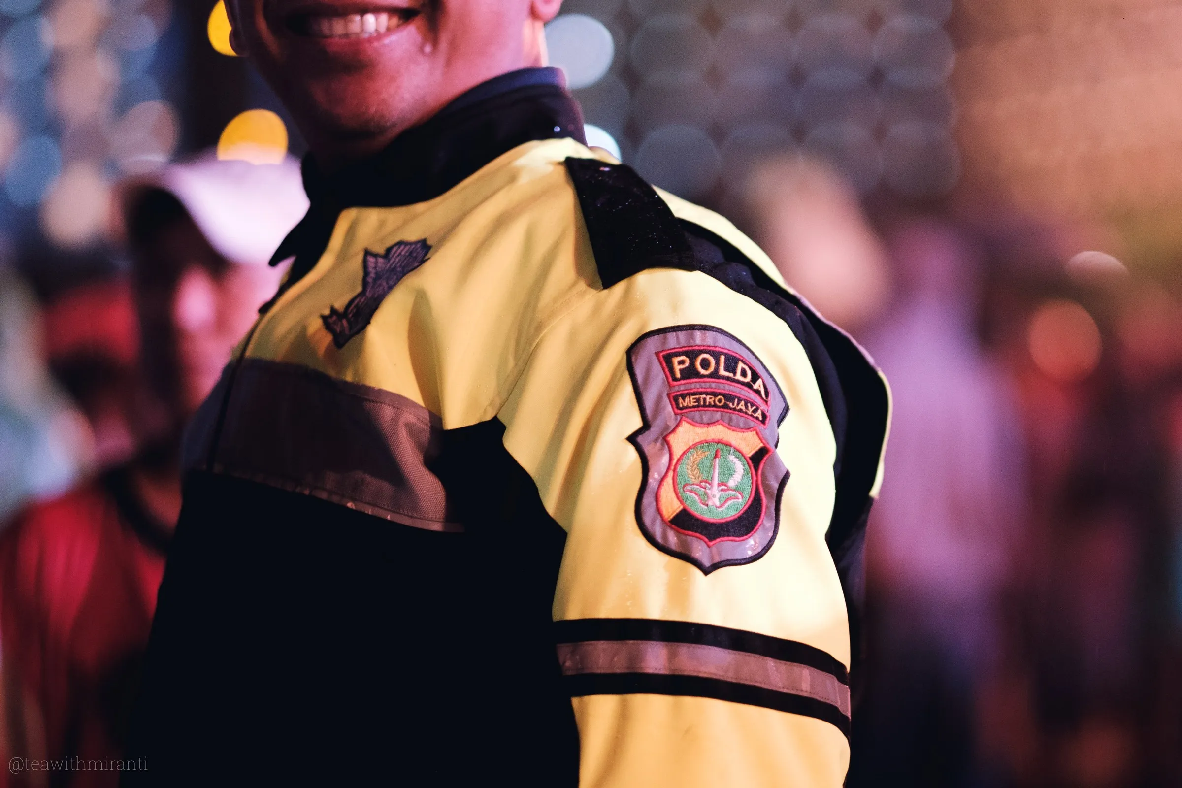 Police officer were deployed to ensure the event went well