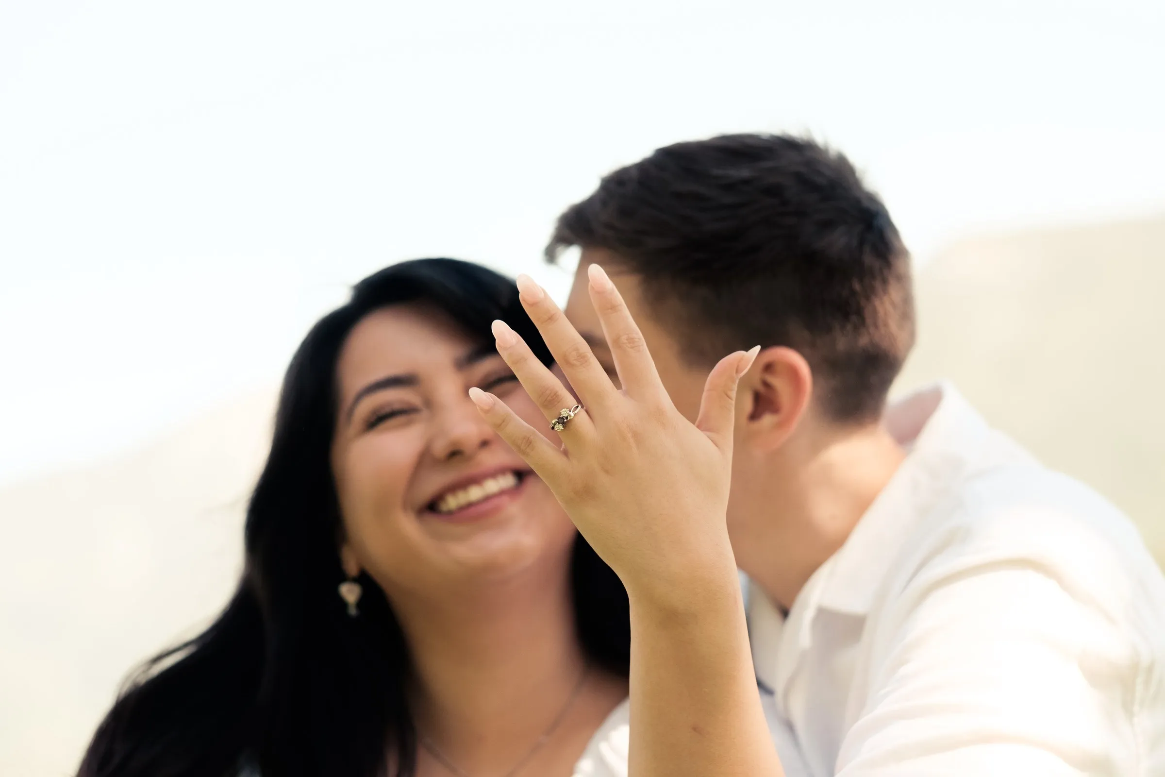 Engagement shot in Cleveland Dam, North Vancouver